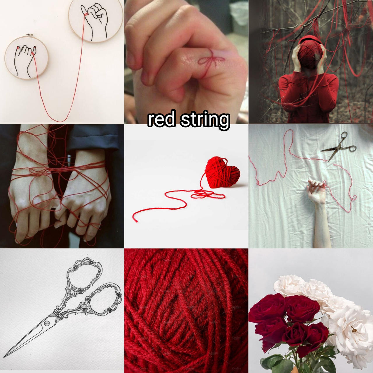 Red String Split red string by Sapheda8 on DeviantArt