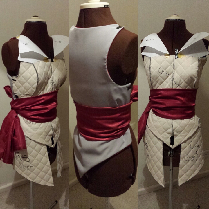 Ezio costume progress