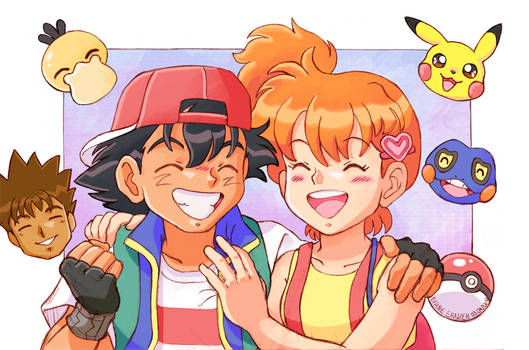 Ash and Misty Photo Memory
