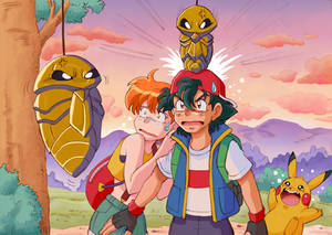 Ash, Misty! Let's get out of here!!