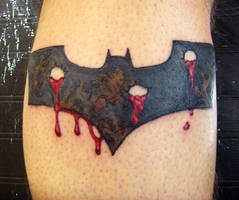 Batman With Bullet Holes