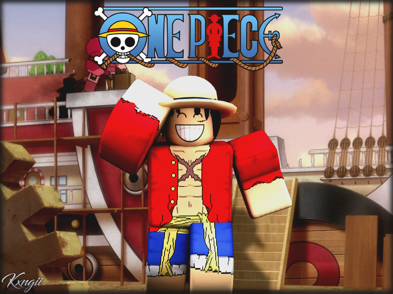 One Piece Roblox Thumbnail Gfx By Tiedesigns On Deviantart - roblox one pieace