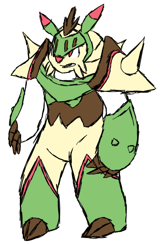 Pokemon Redesign - Chesnaught