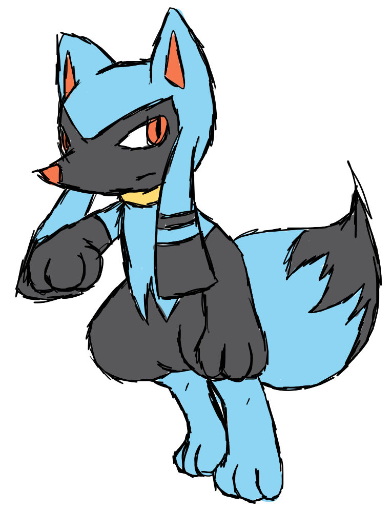 Pokemon Ril Pokemon Redesign - Riolu by Vixichrome on DeviantArt