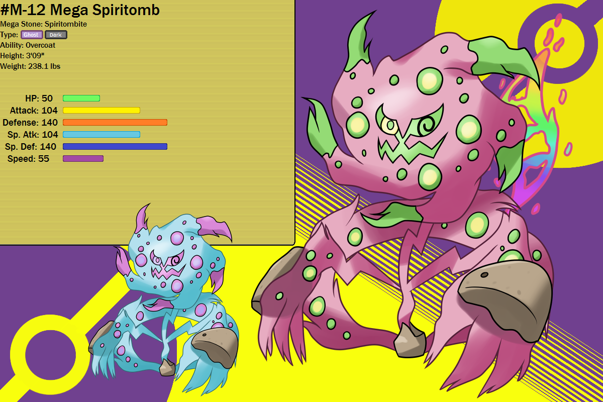 Chushin Pokedex - M 12 - Mega Spiritomb