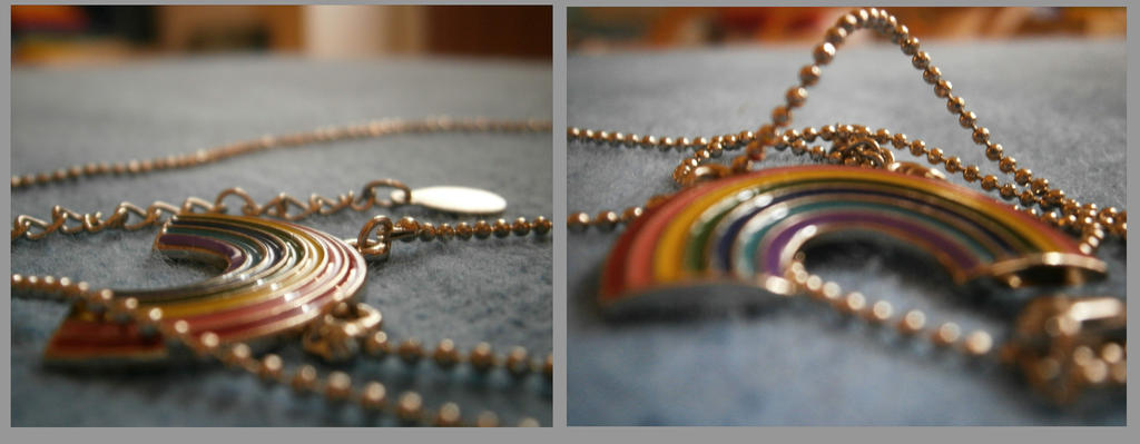 My rainbow necklace
