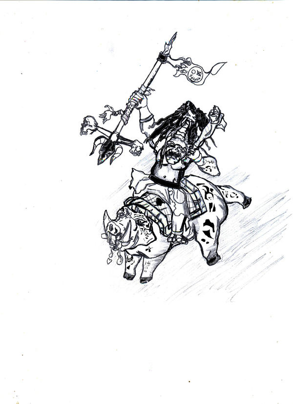 boar rider by Jaganshye on DeviantArt