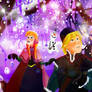 Frozen the journey colored