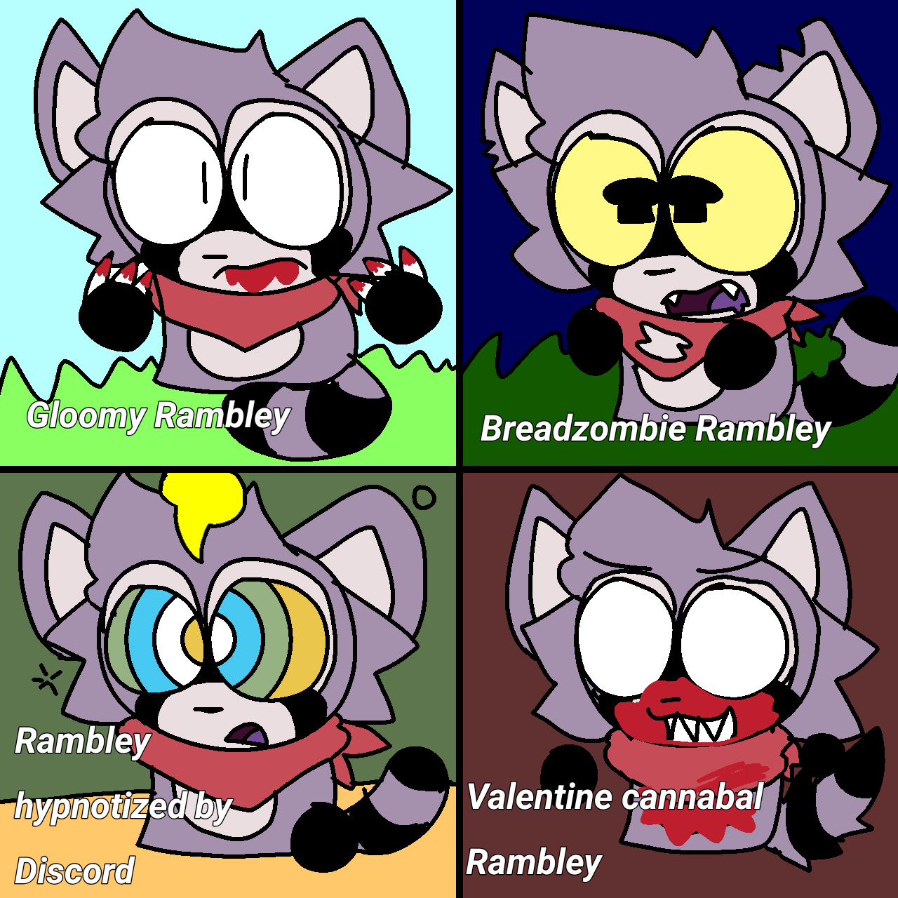 Rambley in different worlds by OakleyWolfIsStinky on DeviantArt
