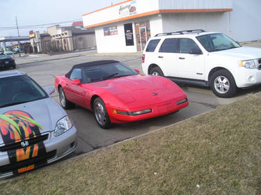 Corvette Convertible Red