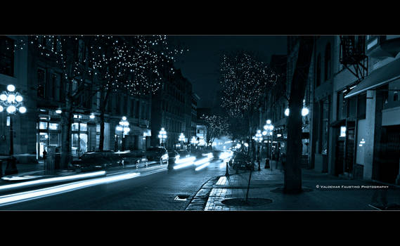 Evening Light Trails