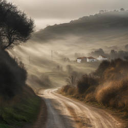 Misty Old Town