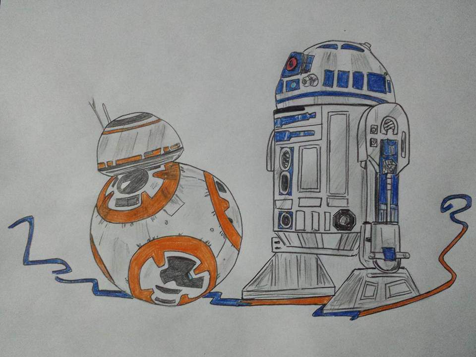 BB8 AND R2-D2 by ChArLeS9090 on DeviantArt