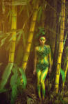 yellow bamboo girl by TibtNangin yellow bamboo girl by TibtNangin