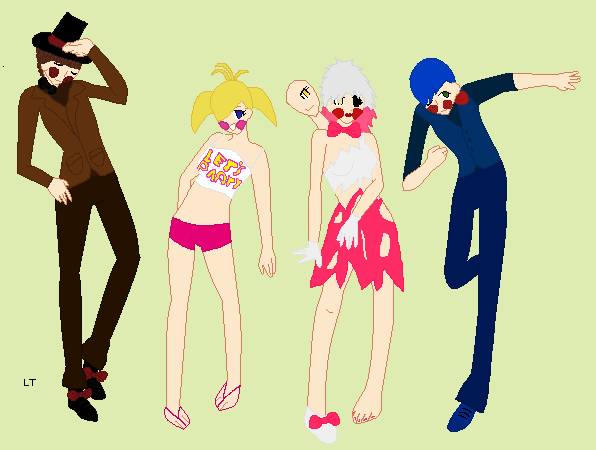 Anime Human Fnaf 2 Poster by BlackFireGaming on DeviantArt