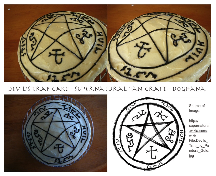 Supernatural Devils Trap Cake