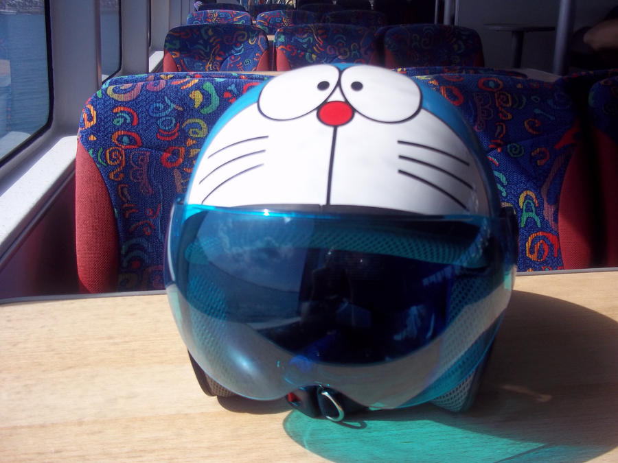 doraemon motorcycle helmet Sage Square Junior Adjustable Kids for Safety and Comfort (3-12 Years) (Grey Glossy) Car & Motorbike and more SKY Cheap Children's Helmet ages