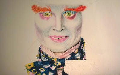 WIP Johnny Depp as the Mad Hatter 2