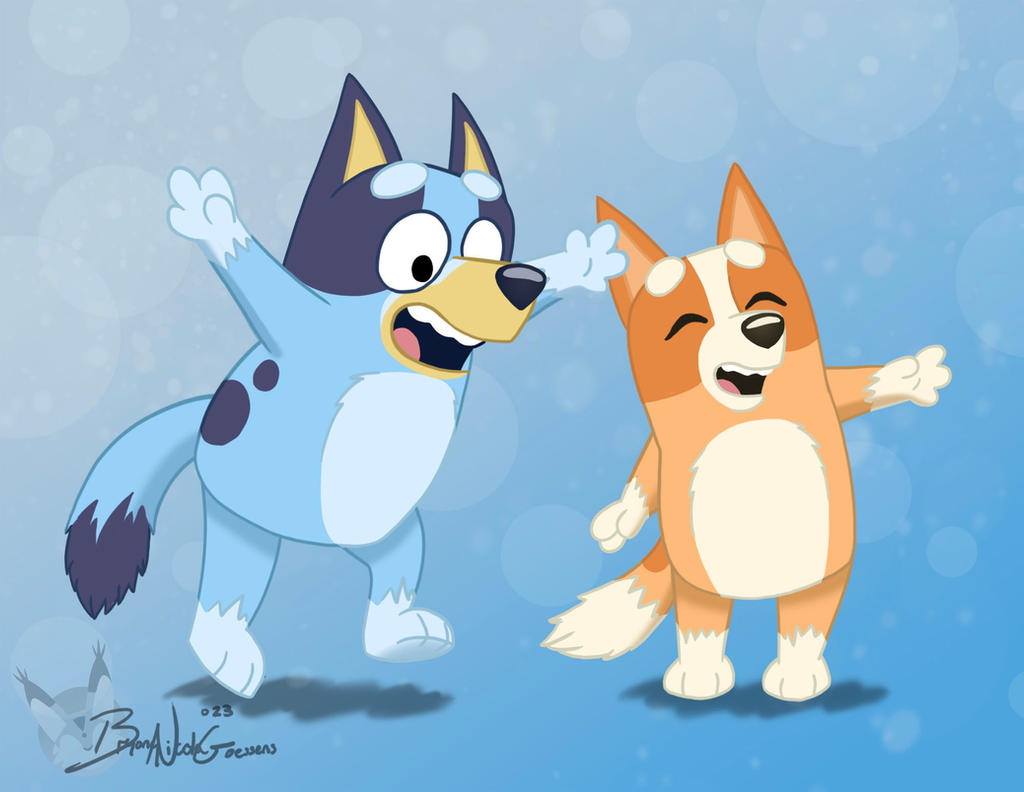 Bluey And Bingo By YukilapinBN On DeviantArt bluey-and-bingo-by-yukilapinbn-on-deviantart