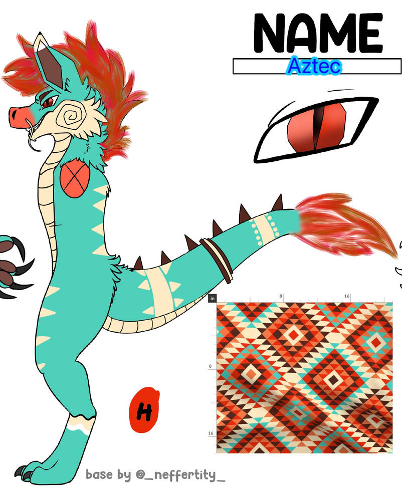 Aztec/credit to Neffertity by GodzillaQueen22 on DeviantArt