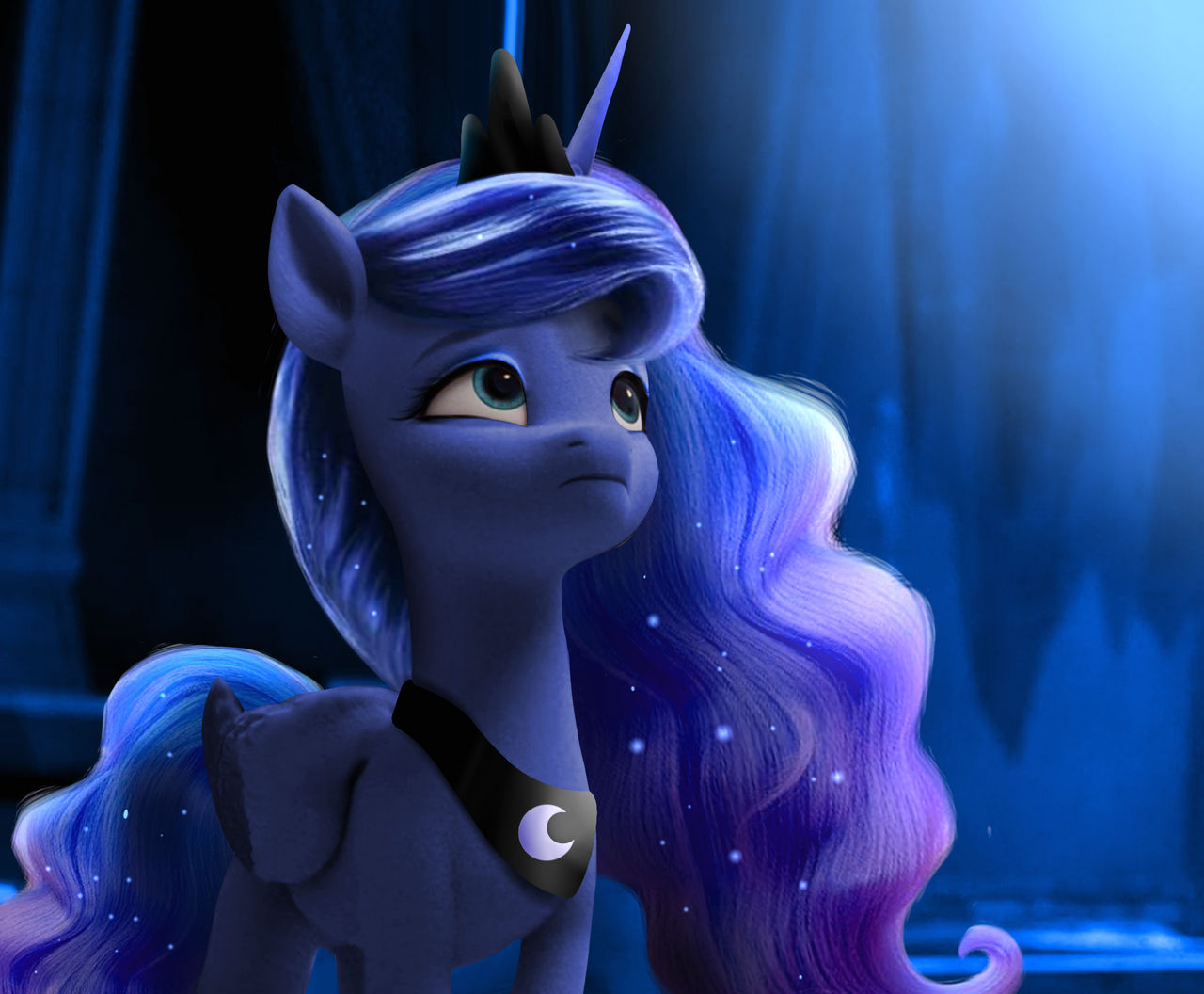 MLP G5 Princess Luna in G5 Style by NightStellarSwirls on DeviantArt