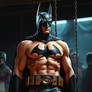 Batman has been tied up by a group of thugs they r