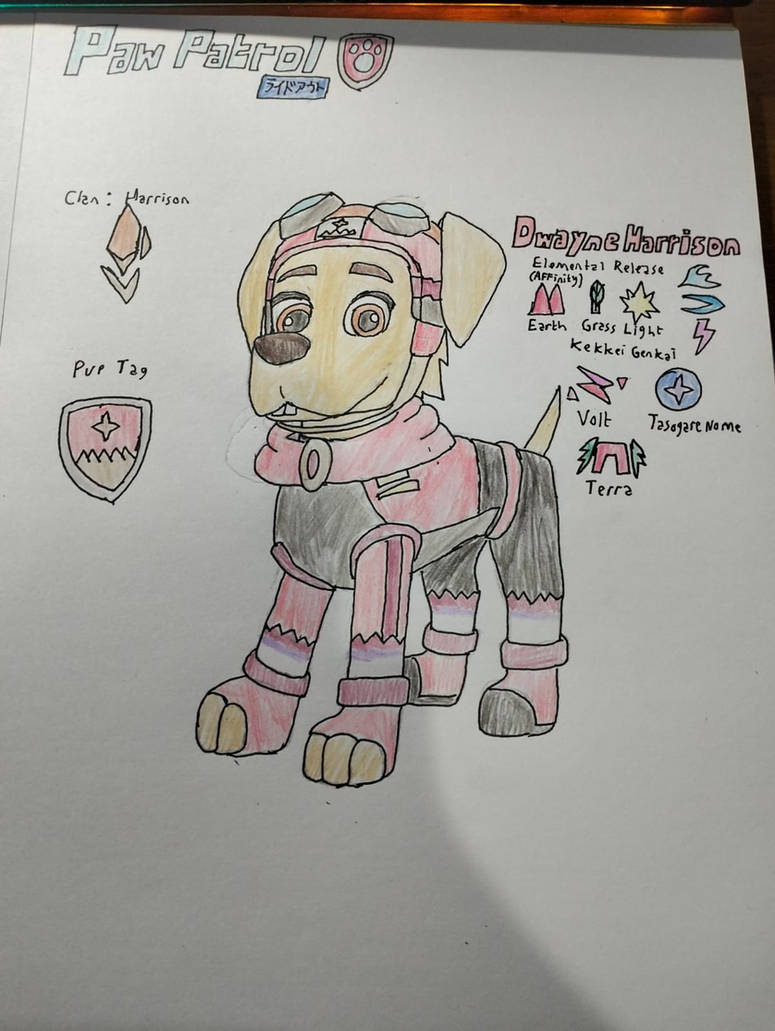 Paw Patrol Rideout, Dwayne ODR Armor by Ryuko21981 on DeviantArt