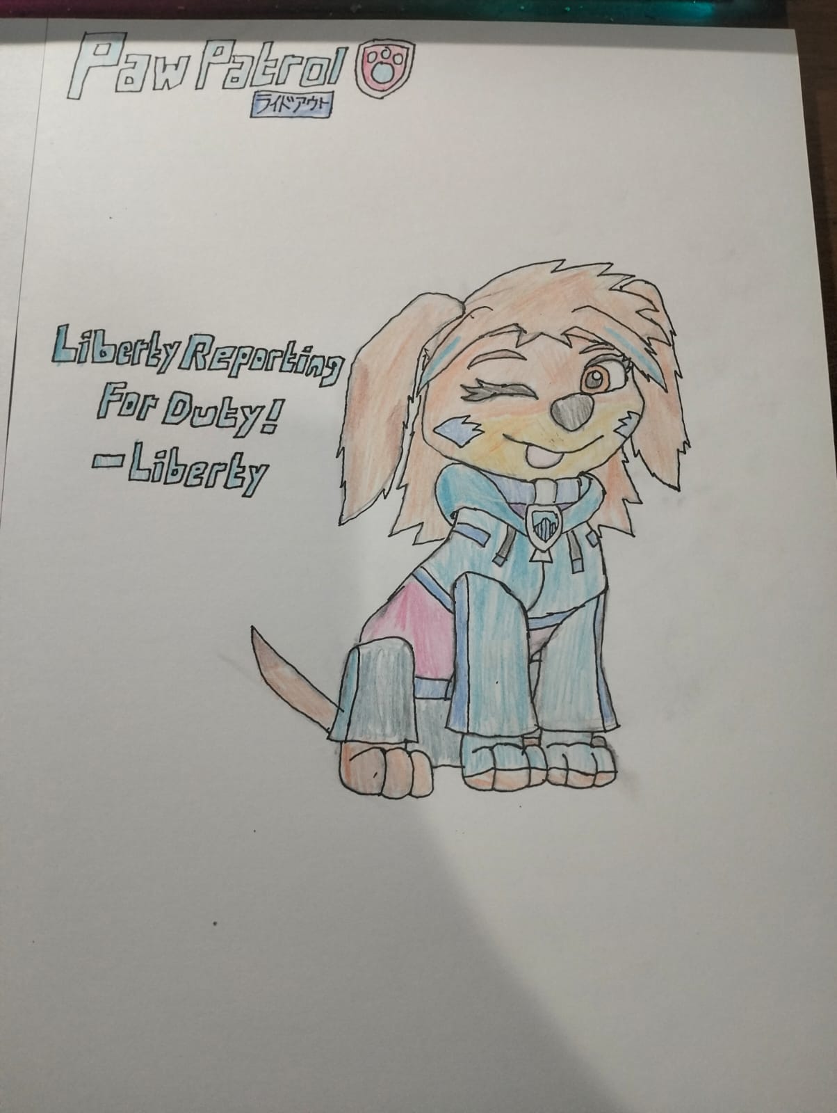 Paw Patrol Rideout, Liberty BP Style by Ryuko21981 on DeviantArt