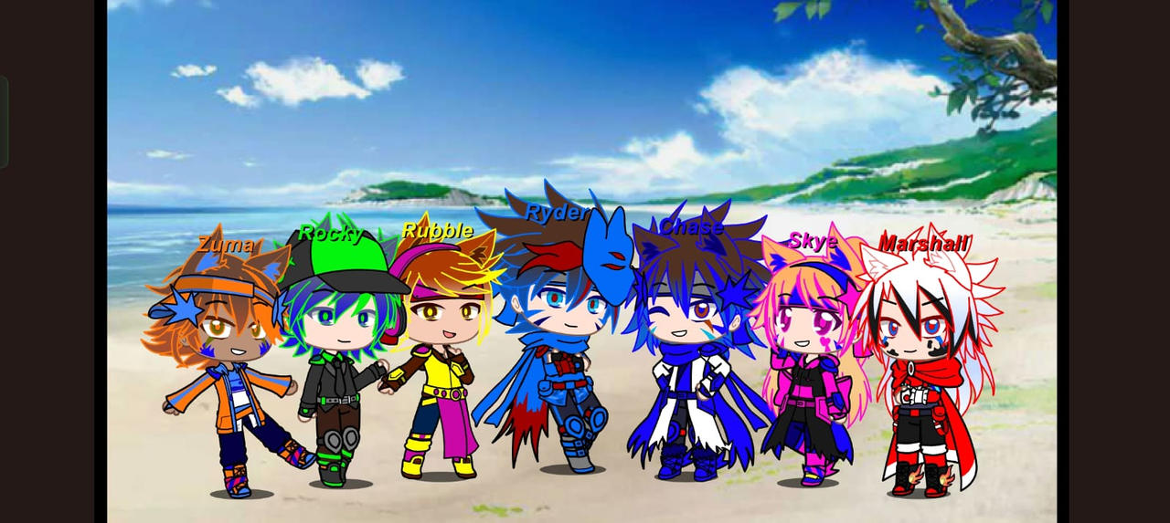 Paw Patrol Rideout 2 Core Members by Ryuko21981 on DeviantArt