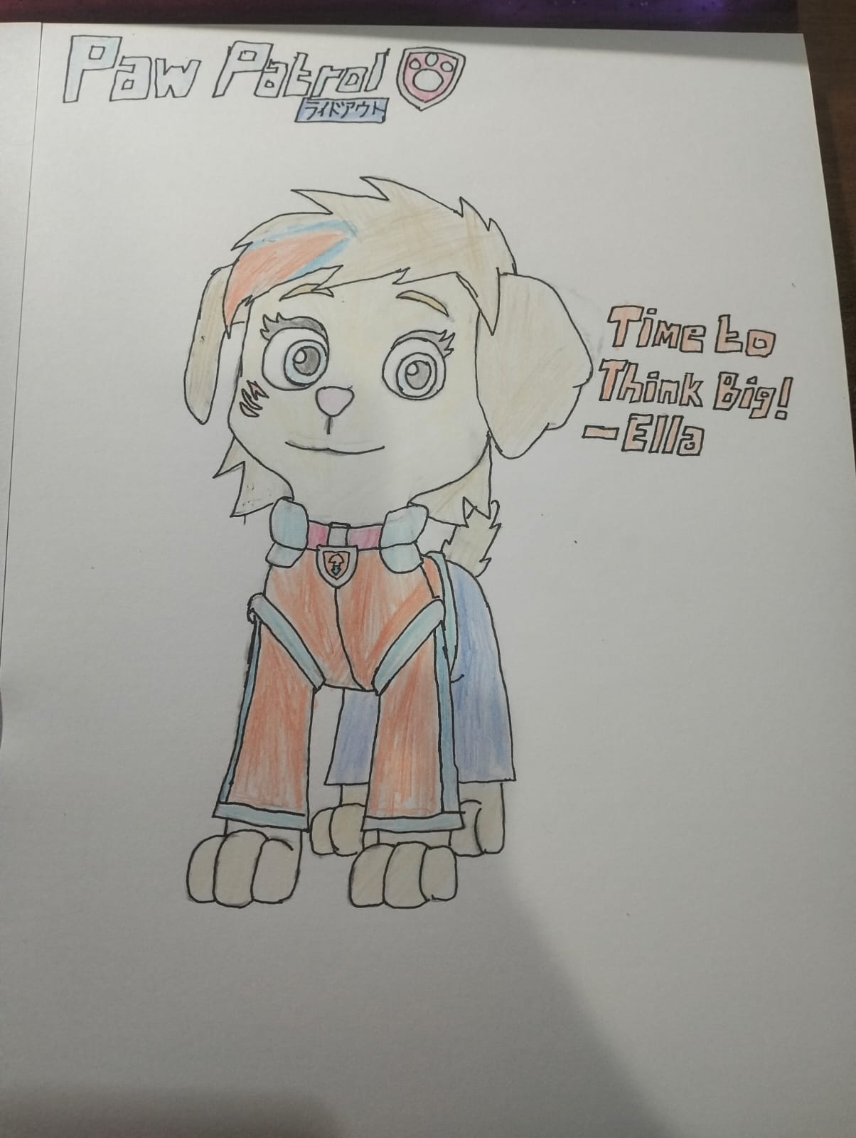 Paw Patrol Rideout, Ella BP Style by Ryuko21981 on DeviantArt