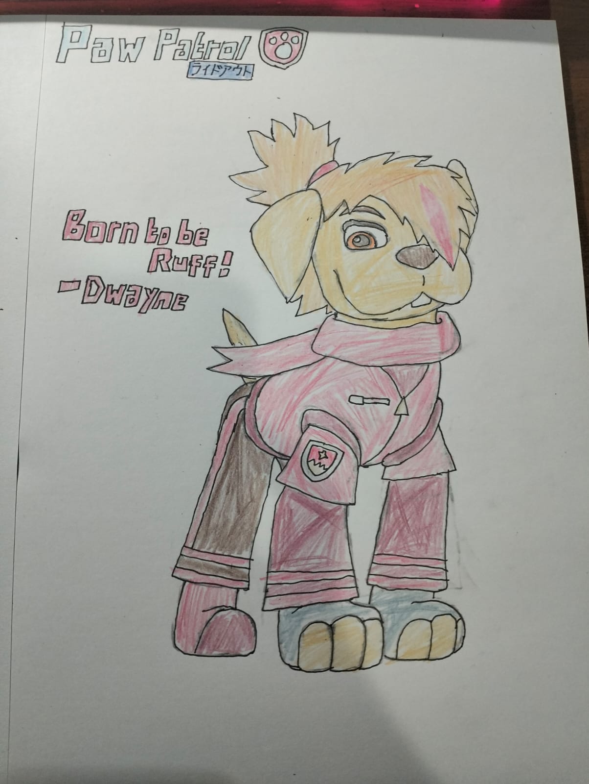 Paw Patrol Rideout, Dwayne BP Style by Ryuko21981 on DeviantArt