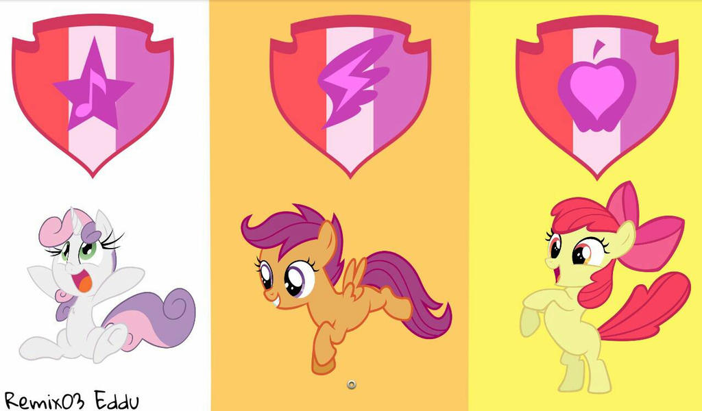 Cutie Mark Crusaders Cutie Marks by Remix03Eddu on DeviantArt