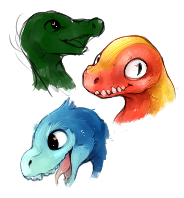 Colorful Avatar Raptors Raptors by Coriq on DeviantArt