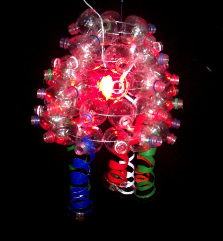 Bottled Chandelier (Lit)