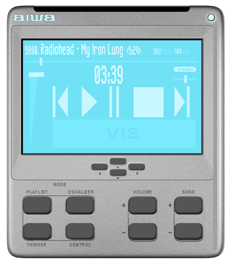 Blue Metal Remote Control Skin by metaiwan on DeviantArt