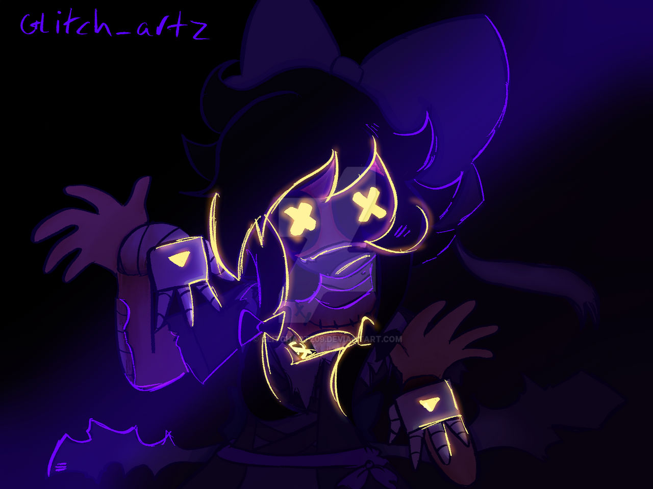 Cyn Nightcore Cyn fanart by Glitchartz09 on DeviantArt
