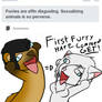 First Furry Hate Comment Get!
