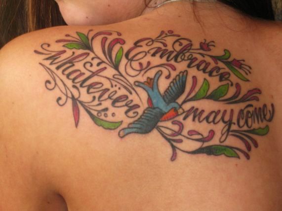 Tool Lyric Tattoo and Swallow by lisaloo182