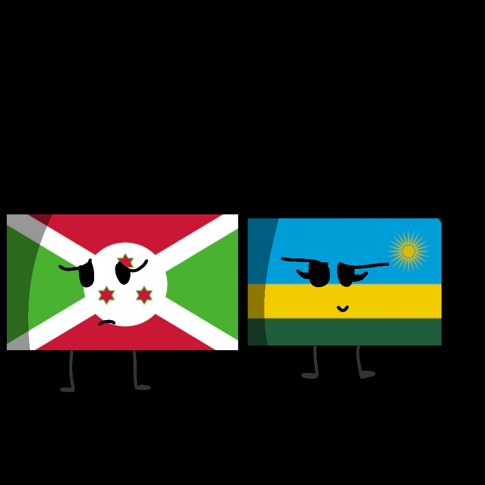 Burundi and Rwanda as objectflags by kindi0311 on DeviantArt
