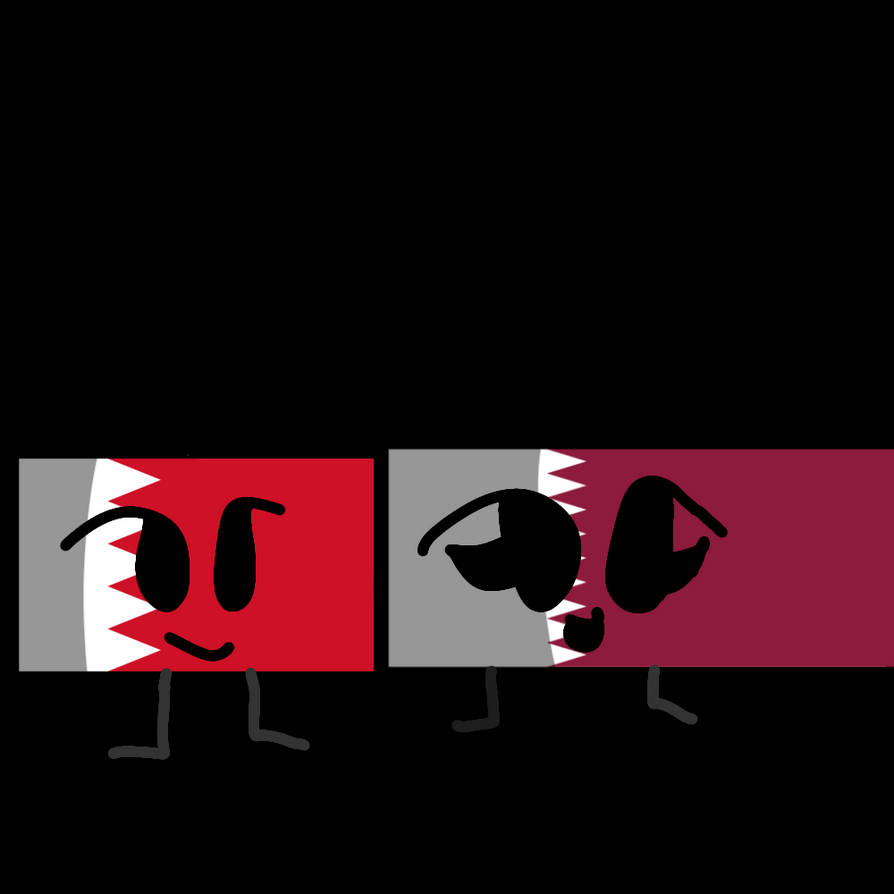 Bahrain and Qatar as objectflags by kindi0311 on DeviantArt