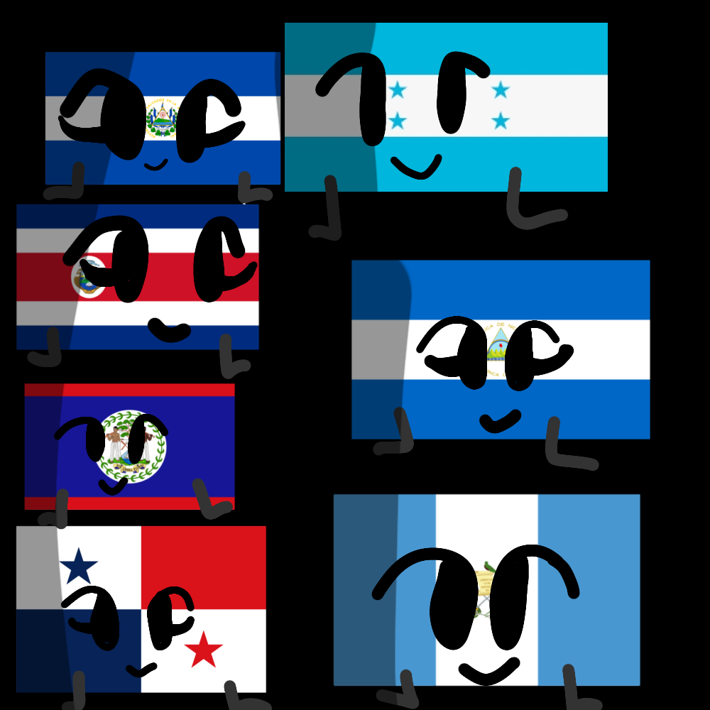 Central America (objectflags) by kindi0311 on DeviantArt