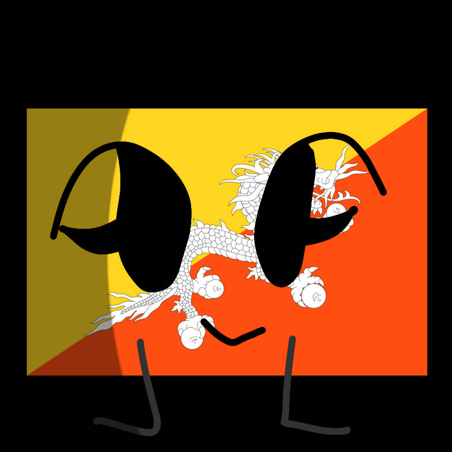 Bhutan as a objectflag by kindi0311 on DeviantArt