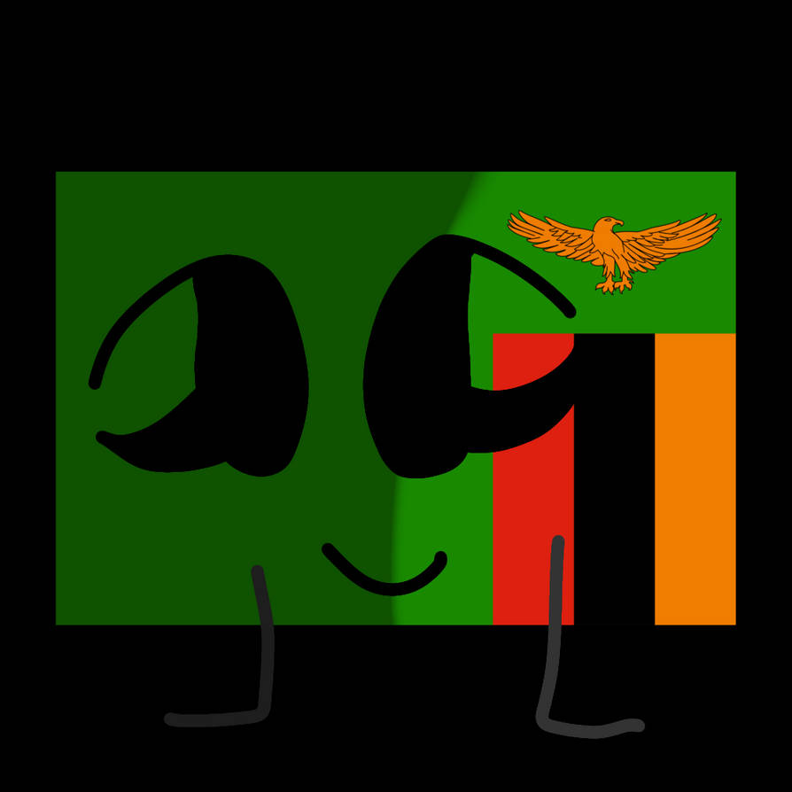 Zambia as a objectflag by kindi0311 on DeviantArt