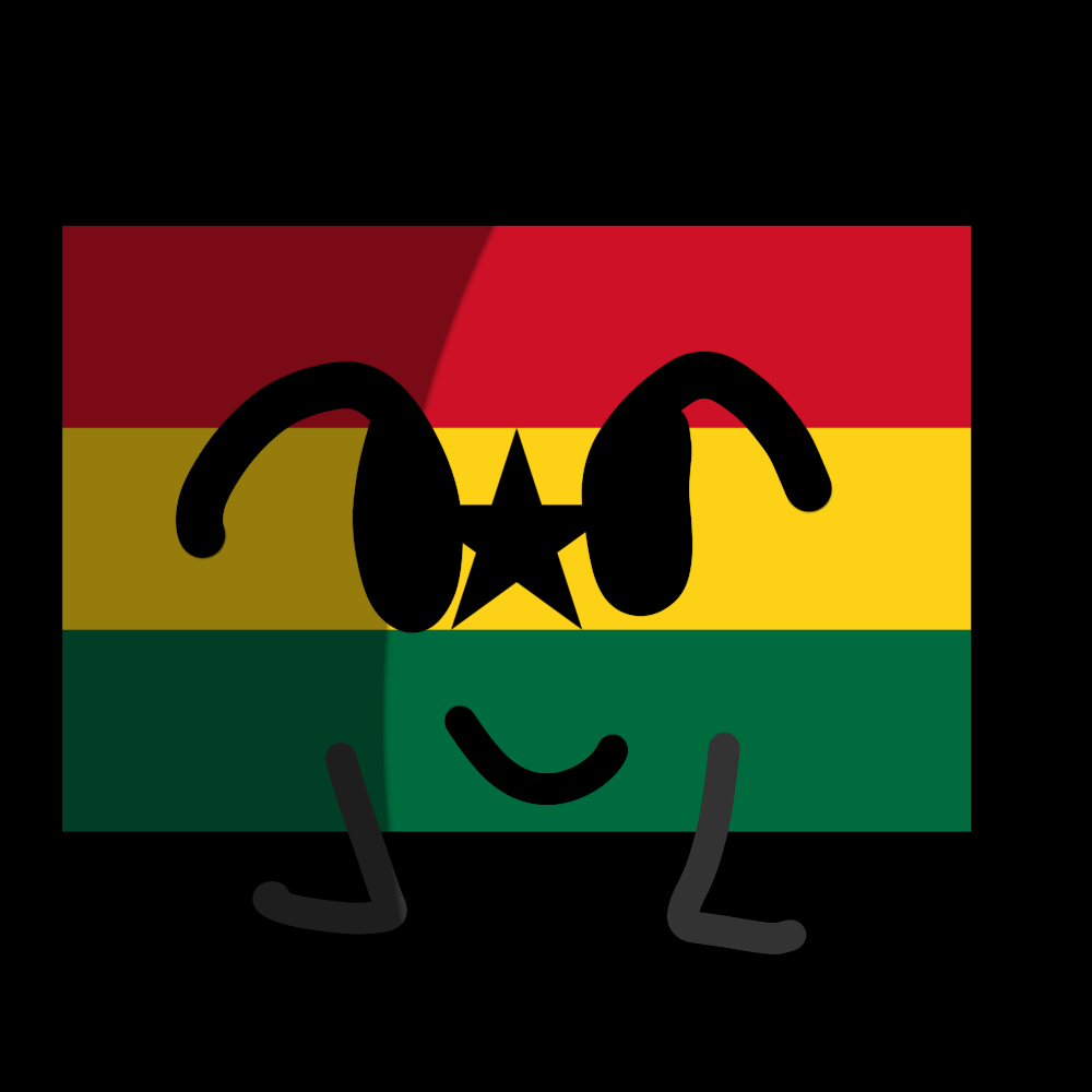 Ghana as a objectflag by kindi0311 on DeviantArt