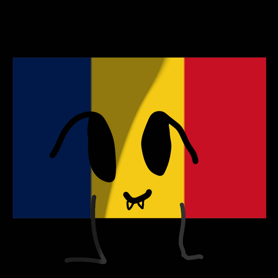 Romania as a objectflag by kindi0311 on DeviantArt