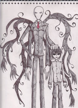 The Slender Man and Masky