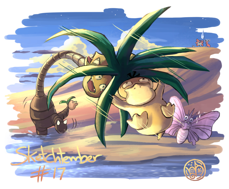 Exeggutor, Venomoth and Psyduck.