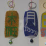 Sun, Tree, and Moon Kanji Keychains