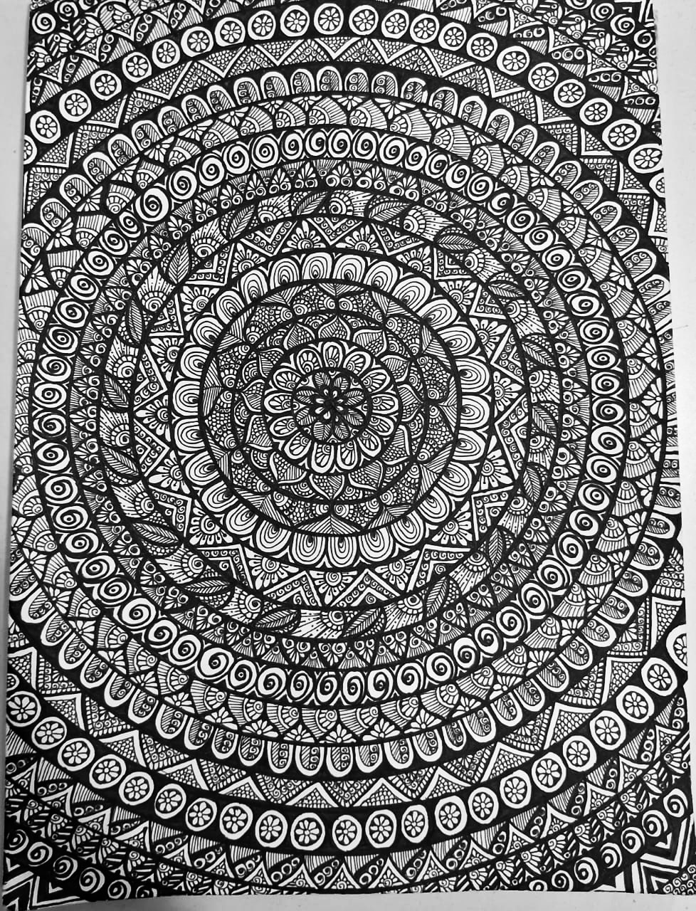 Full page Mandala art by MeriKalakari on DeviantArt