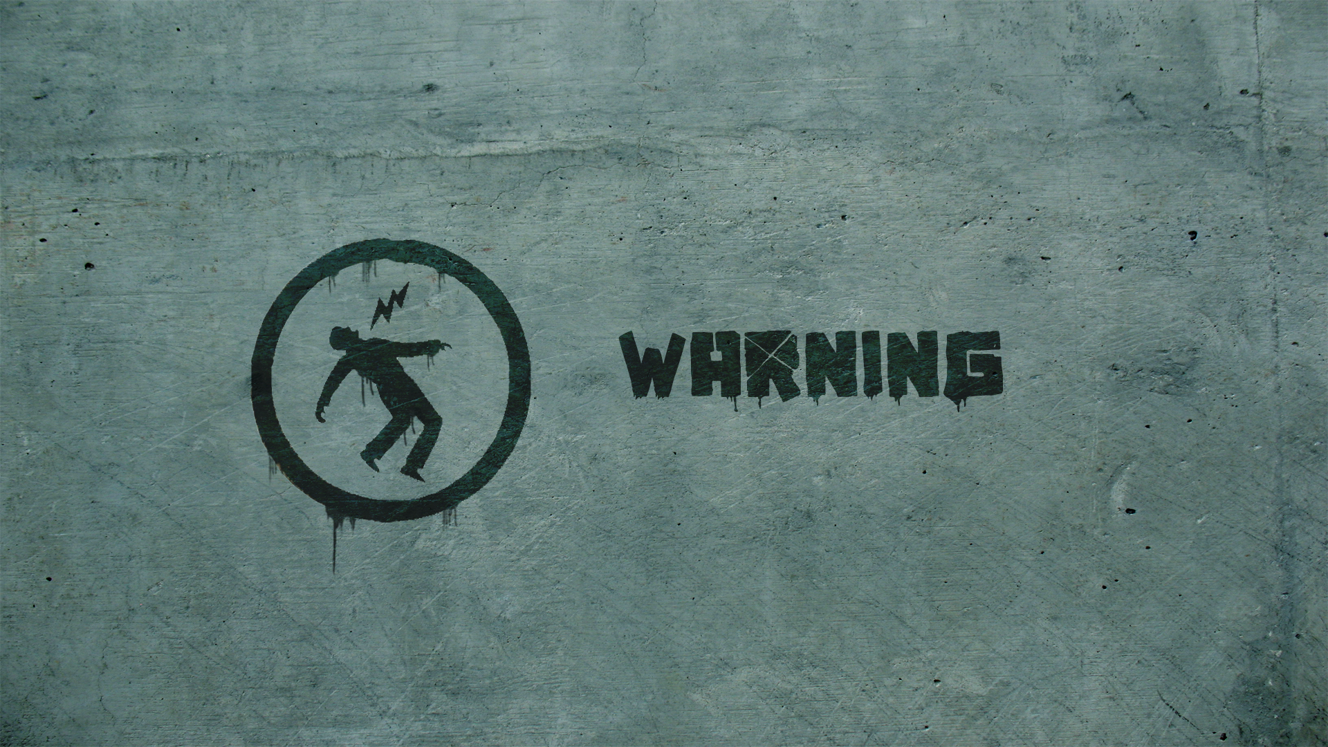 warning sign wallpaper